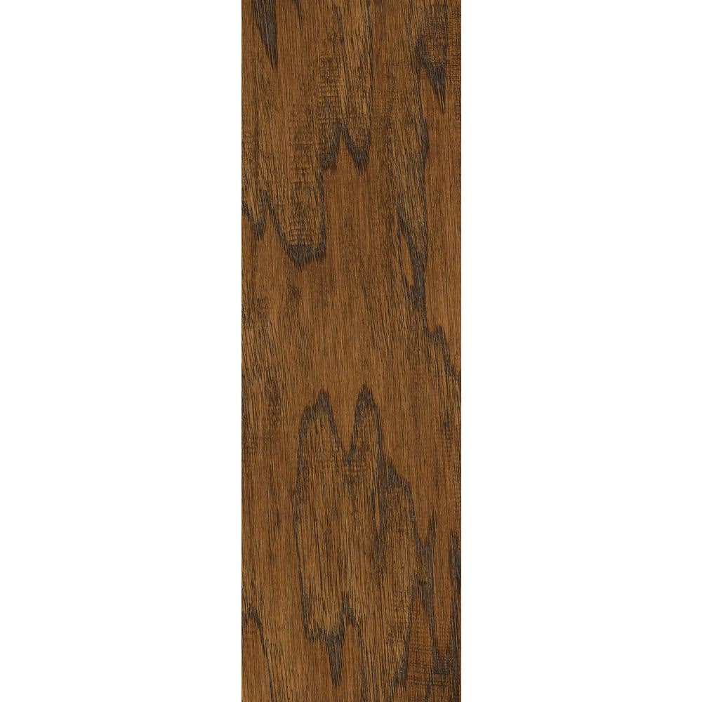 Shaw Western Espresso Hickory 3/8 in. T X 5 in. W Click-Lock Scraped Engineered Hardwood Flooring (29.49 sq.ft./case)