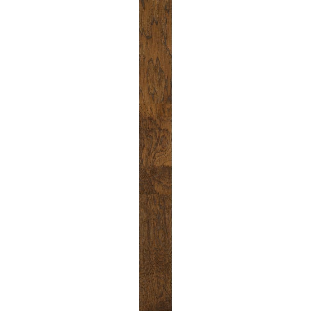 Shaw Western Espresso Hickory 3/8 in. T X 5 in. W Click-Lock Scraped Engineered Hardwood Flooring (29.49 sq.ft./case)