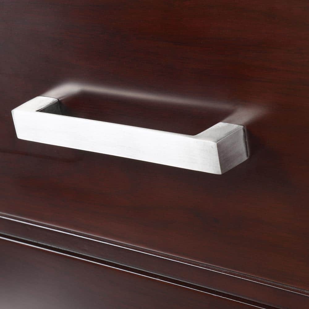 Wyndham Collection Sheffield Bathroom Linen Storage Tower Cabinet, Espresso Finish