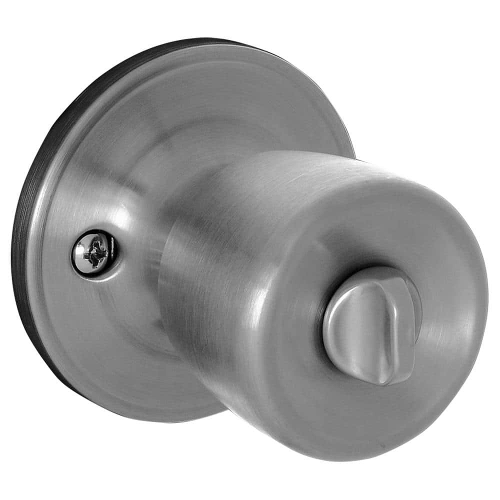 ESSENTIALS by Schlage Brill Stainless Steel Keyed Entry Door Knob - V54 V BRL 630