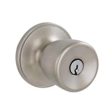 ESSENTIALS by Schlage Brill Stainless Steel Keyed Entry Door Knob - V54 V BRL 630