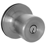 ESSENTIALS by Schlage Brill Stainless Steel Keyed Entry Door Knob - V54 V BRL 630