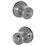 ESSENTIALS by Schlage Brill Stainless Steel Keyed Entry Door Knob - V54 V BRL 630