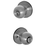 Schlage ESSENTIALS Morrow Stainless Steel Keyed Entry Door Knob – V54 V MOW 630