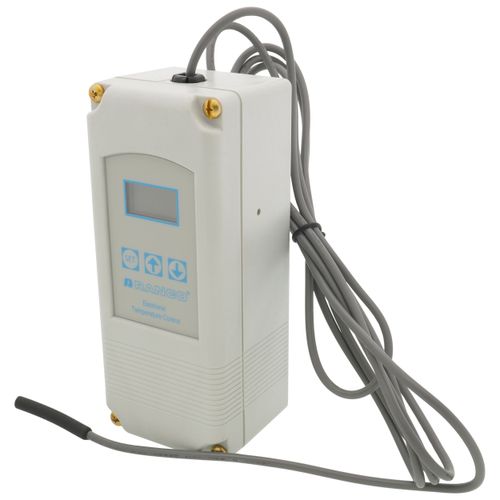 Ranco ETC-112000-000 temperature controller - side view (Voltage: 24V; Temperature Range: 30° to 220°F)