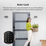 eufy Security C210 Black Smart Lock Wi-Fi with 5-in-1 Ways to Unlock by Mobile App, Keypad, Key, Apple Watch and Smart Assistants