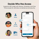 eufy Security C210 Black Smart Lock Wi-Fi with 5-in-1 Ways to Unlock by Mobile App, Keypad, Key, Apple Watch and Smart Assistants