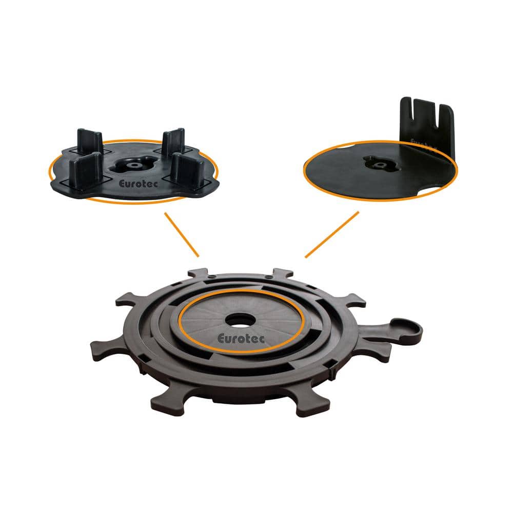Eurotec Deck Support Plastic Adjustable Pedestal PRO XXS (50-Pieces/Package)