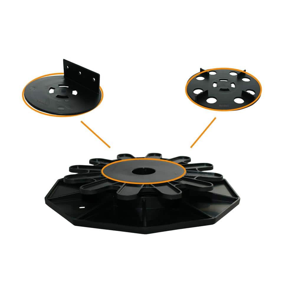 Eurotec Deck Support Plastic Adjustable Pedestal PRO XS (20-Pieces/Package)