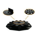 Eurotec Deck Support Plastic Adjustable Pedestal PRO XS (20-Pieces/Package)