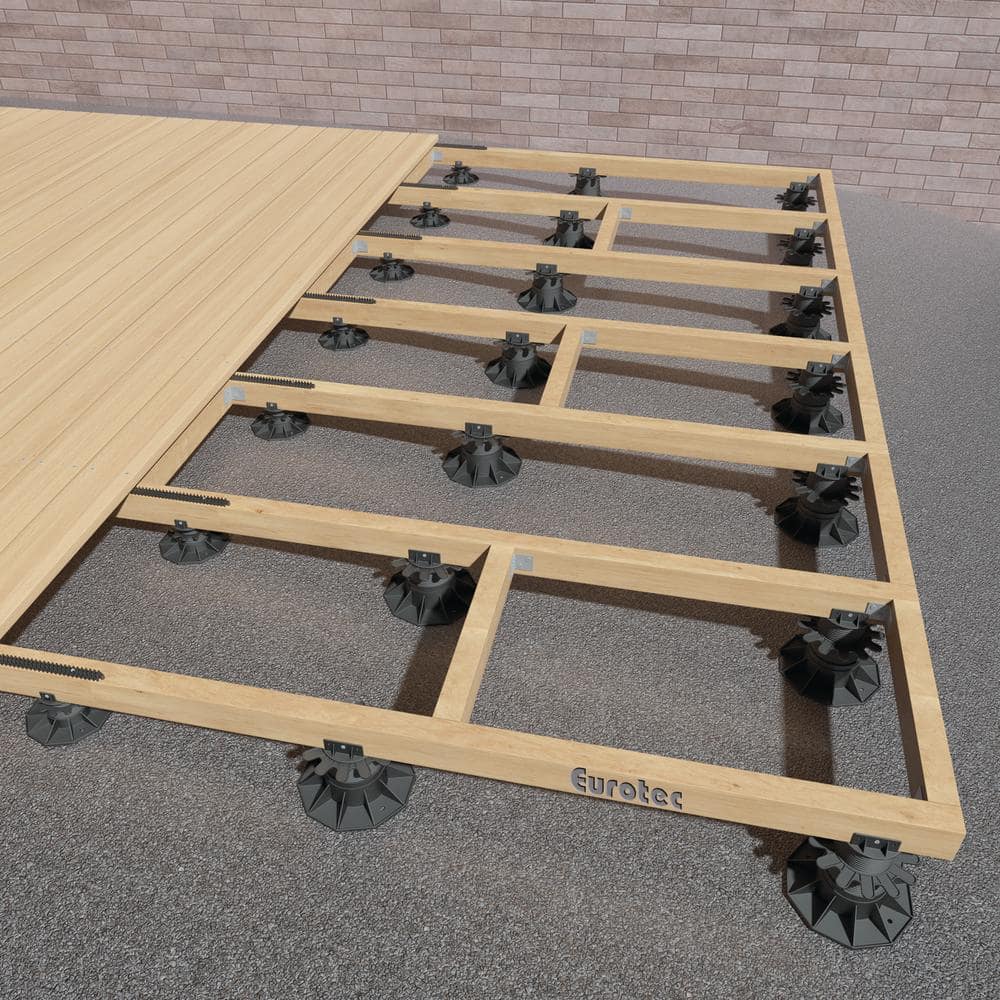 Eurotec Deck Support Plastic Adjustable Pedestal ECO S - (50-pieces / Box)