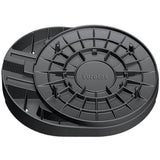 Eurotec Deck Support Plastic Nivello 2.0 (0% to 10% Slope Correction) Works with Eurote ECO and PRO Pedestals (10-Pieces/Box)