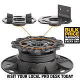 Eurotec Deck Support Plastic Adjustable Pedestal PRO S (10-Pieces/Box)