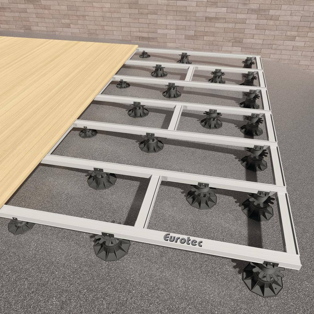 Eurotec Deck Support Plastic Adjustable Pedestal PRO M - (10-Pieces / Box)