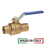 Everbilt 1/2 in. Lead-Free Brass Sweat x Sweat Full Port Ball Valve