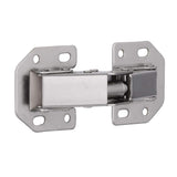 Everbilt 90-Degree Surface Mount Hidden Spring Cabinet Hinge, Satin Nickel (5 Pairs)