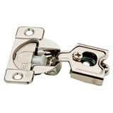 Everbilt 35 mm 105-Degree 1/2 in. Overlay Soft-Close Cabinet Hinge, Satin Nickel (5 Pairs, 10 Pieces)