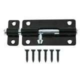 Everbilt 4 in. Black Barrel Bolt