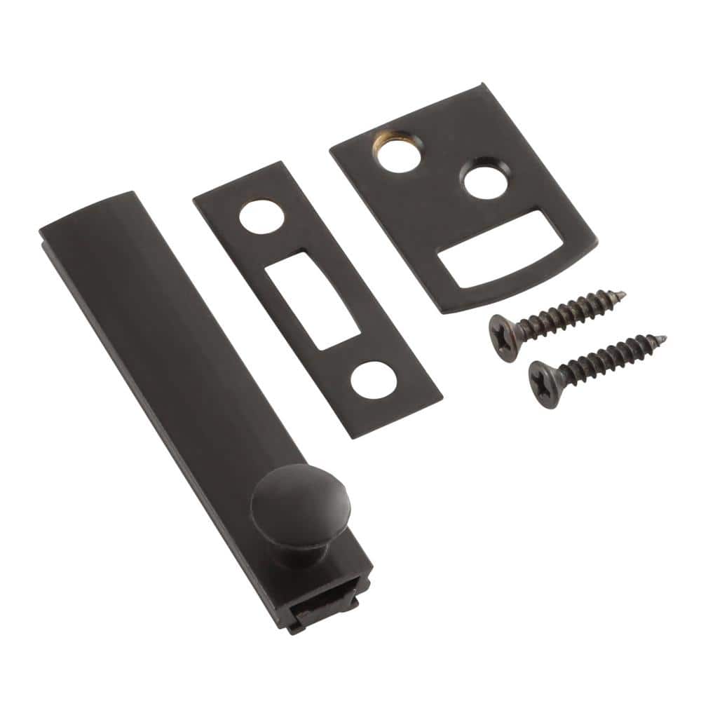 Everbilt 2-1/2 in. Oil-Rubbed Bronze Surface Bolt