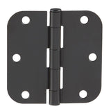 Everbilt 3-1/2 in. x 5/8 in. Radius Oil-Rubbed Bronze Door Hinge Value Pack (24 per Pack)