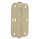 Everbilt 3-1/2 in. Bright Brass Security Door Hinges, 5/8 in. Radius – Value Pack (3-Pack)