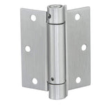 Everbilt 3-1/2 in. Square Satin Chrome Adjustable Spring Door Hinge
