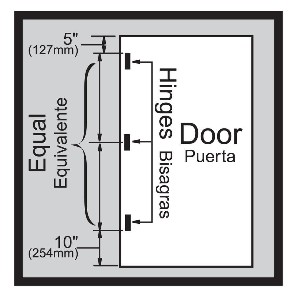 Everbilt 3-1/2 in. Square Corner Brushed Oil-Rubbed Bronze Door Hinge Value Pack (48-Pack)