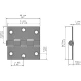 Everbilt 2-1/2 in. Galvanized Broad Utility Hinge
