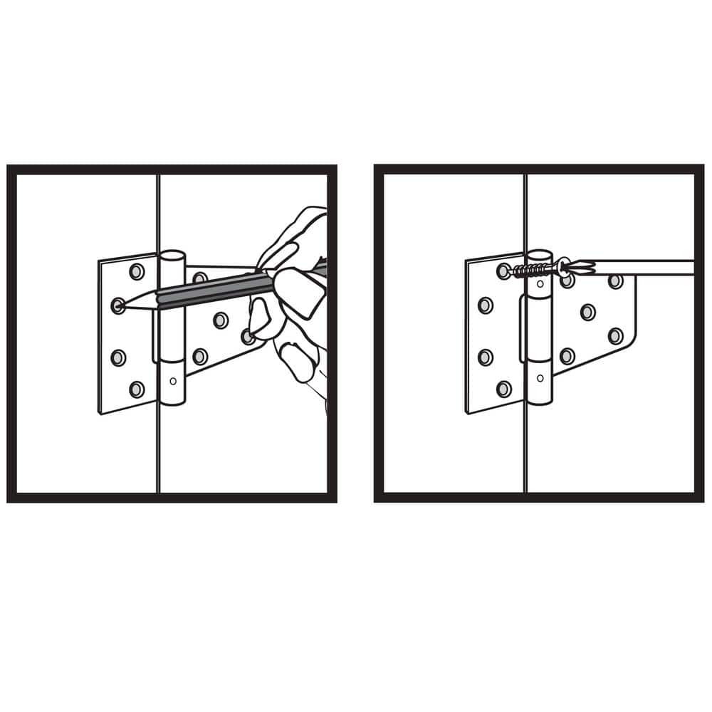 Everbilt 2-1/2 in. Galvanized Broad Utility Hinge