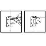 Everbilt 2-1/2 in. Galvanized Broad Utility Hinge