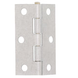 Everbilt 2-1/2 in. Galvanized Non-Removable Pin Narrow Utility/Butt Hinge (2-Pack)