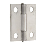 1-1/2 in. Oil-Rubbed Bronze Non-Removable Pin Narrow Utility Hinges (2-Pack)