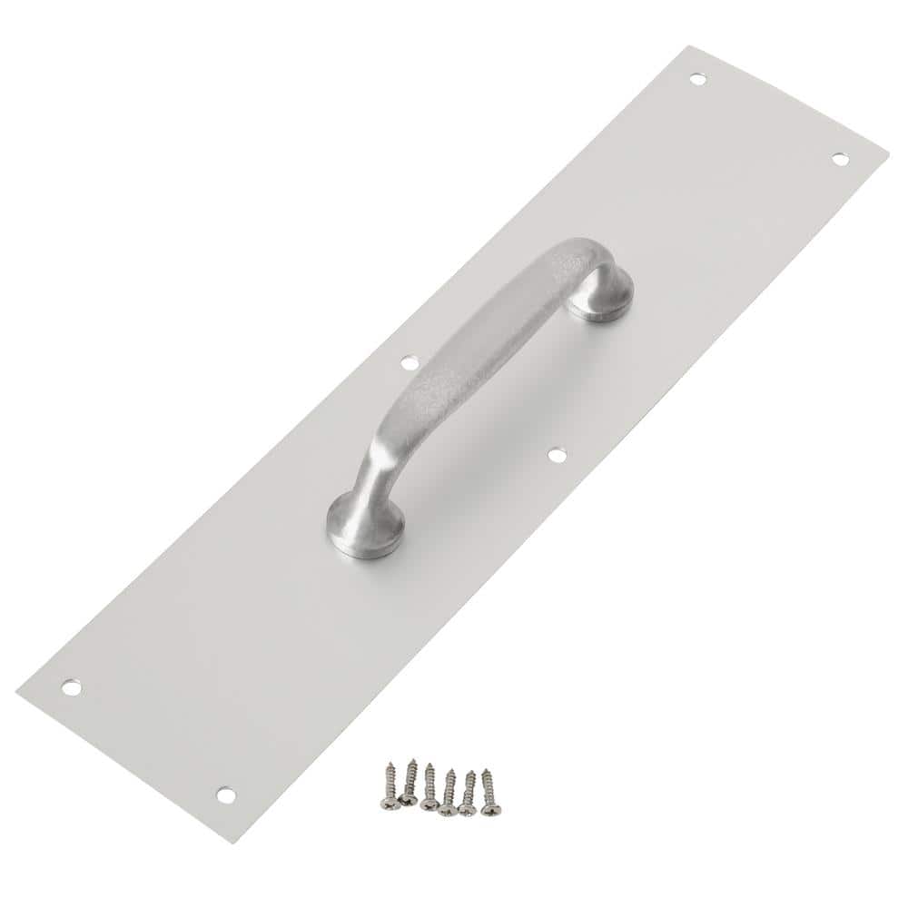 Everbilt 3-1/2 in. x 15 in. Satin Aluminum Pull Plate