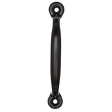 Everbilt 4-7/8 in. Black Light-Duty Steel Door Pull with Screws