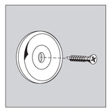 Everbilt 4 in. Satin Nickel Long Spring Door Stop (2-Pack)