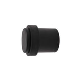 Everbilt Matte Black Round Floor Door Stop, Lo-Rise, Steel