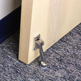 Everbilt Satin Chrome Commercial Grade Kick Down Doorstop