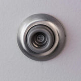 Everbilt Satin Chrome Wall Door Stop – Solid Brass, 2.25 in Diameter