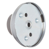 Everbilt Satin Chrome Wall Door Stop – Solid Brass, 2.25 in Diameter