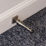 Everbilt 3-1/2 in. Satin Nickel Decorative Solid Door Stop