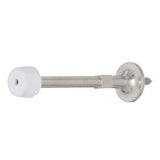 Everbilt Satin Nickel Light Duty Solid Door Stop – 3 in. Projection