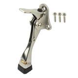 Everbilt Satin Nickel Step-Release Kick Down Door Stop, Aluminum