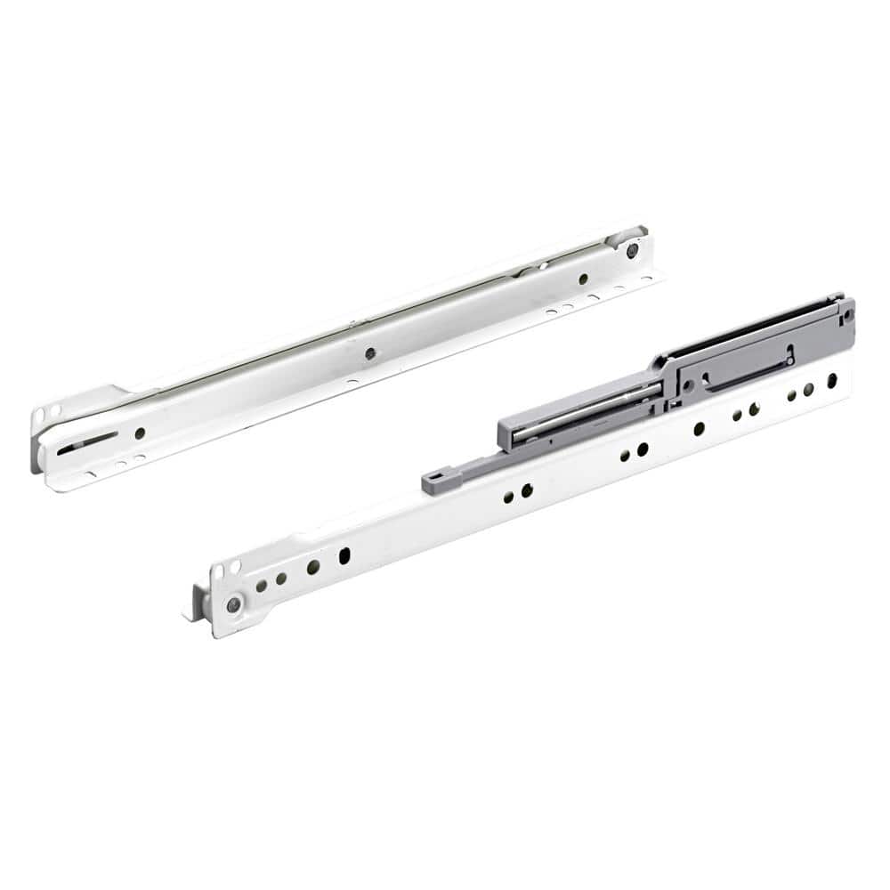 Everbilt 18 in. Bottom Mount Drawer Slide Set with Soft Close