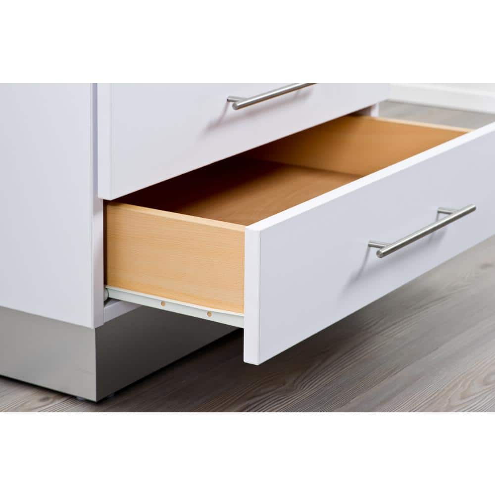 Everbilt 18 in. Bottom Mount Drawer Slide Set with Soft Close