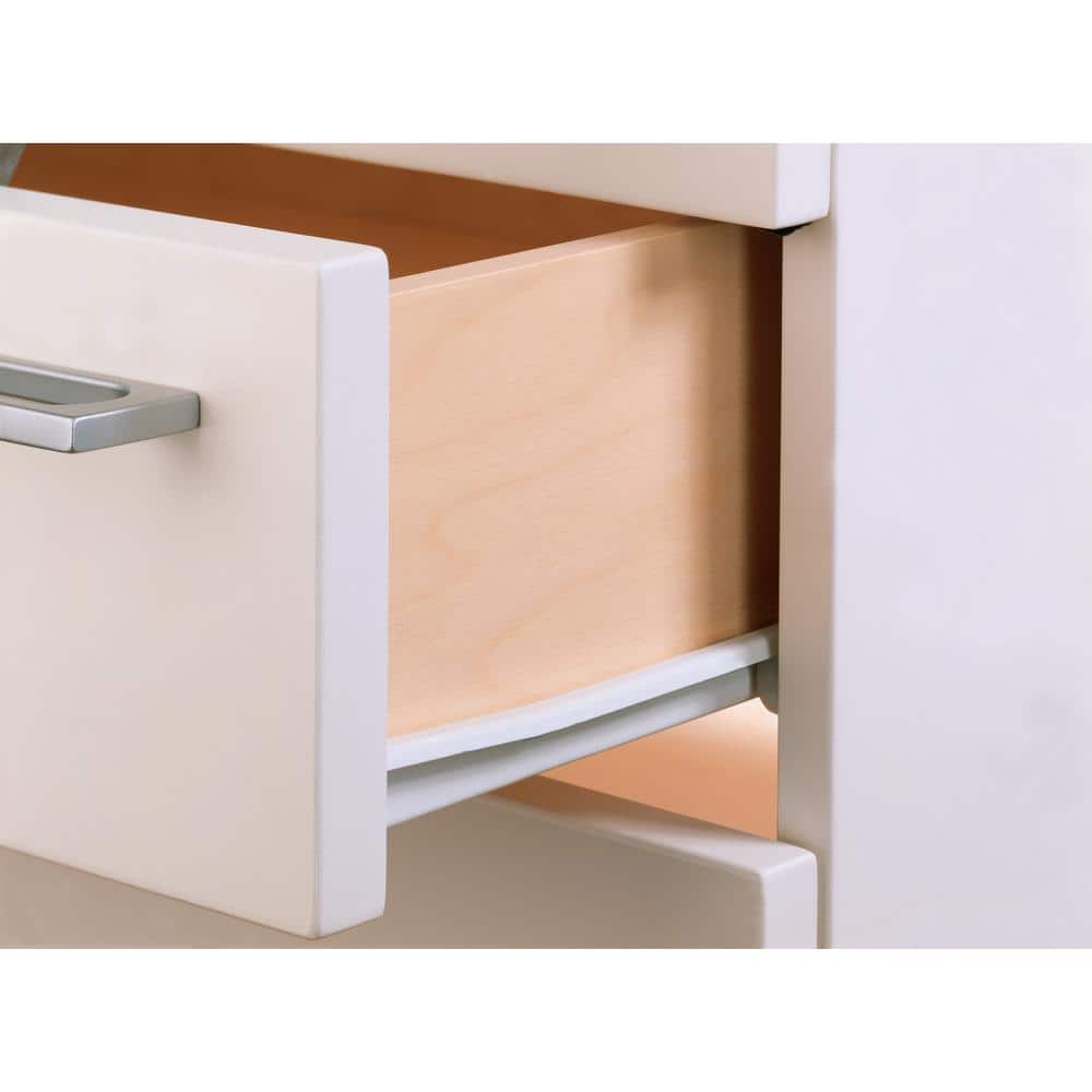 Everbilt 16 in. Bottom Mount Drawer Slide Set with Soft Close