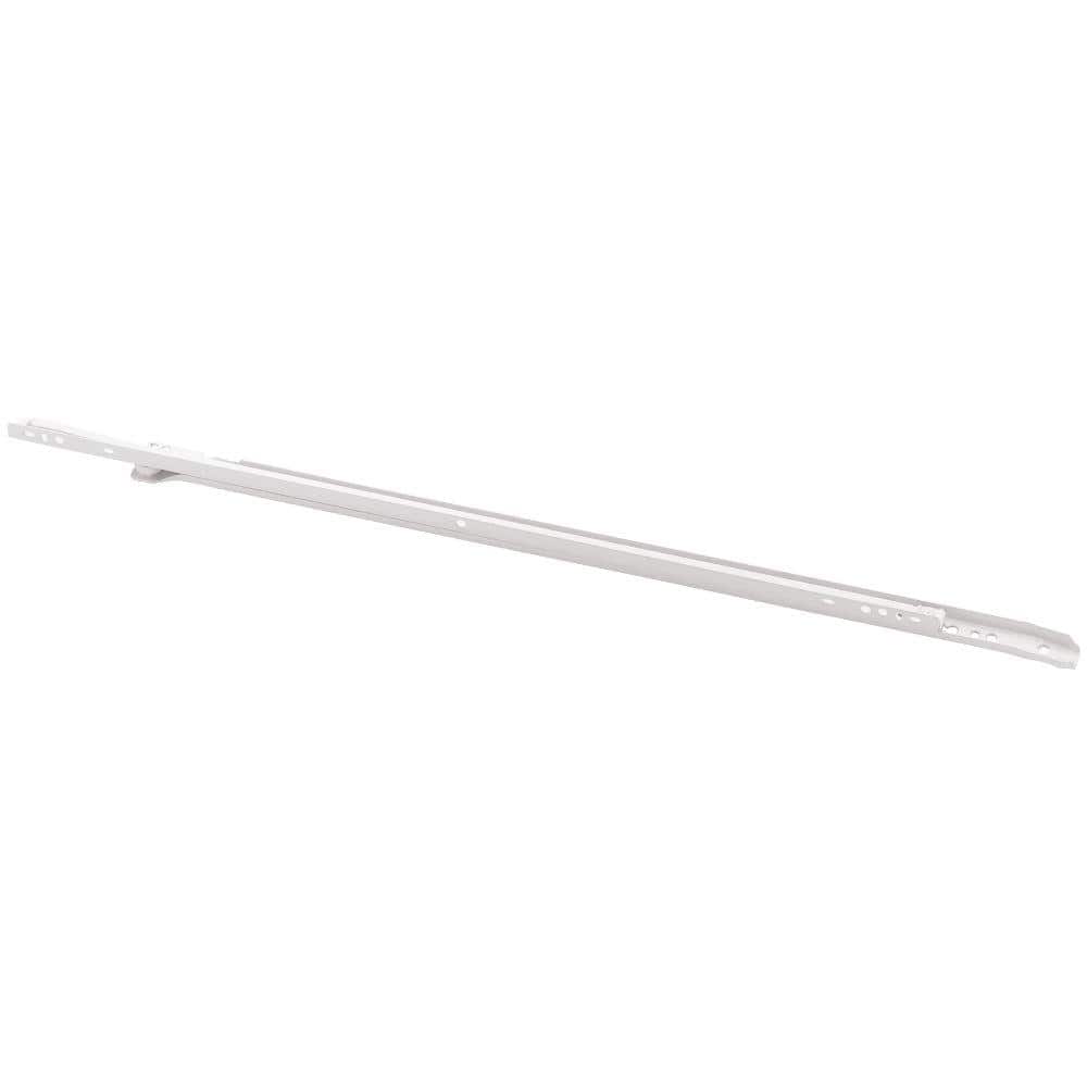 Everbilt 24 in. Self-Closing Bottom Mount Drawer Slide Set (1 Pair, White)