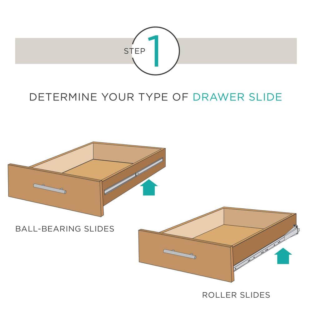 Everbilt 14 in. Soft-Close Full Extension Side Mount Ball Bearing Drawer Slide Set (1 Pair)