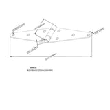 Everbilt 6 in. Zinc-Plated Strap Hinge
