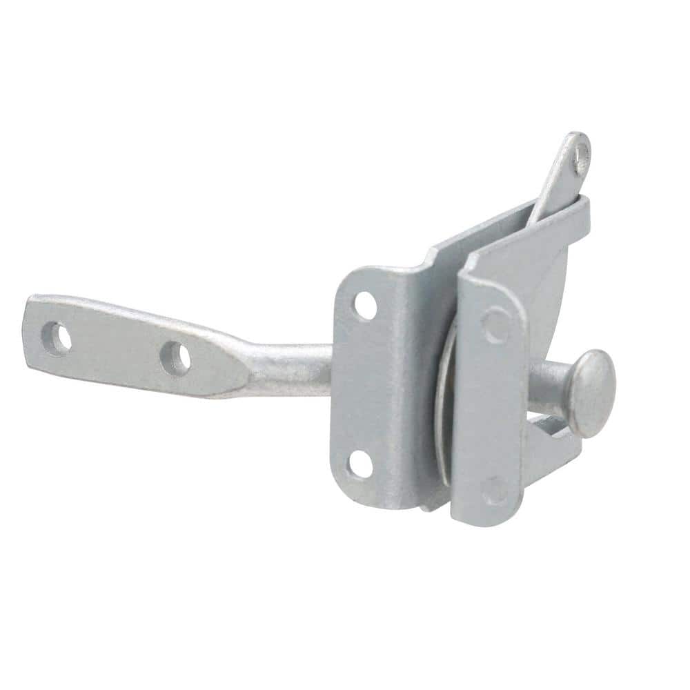 Everbilt Galvanized Gate Latch, Steel, Self-Latching, 4 in Arm
