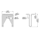 Everbilt Galvanized Gate Latch, Steel, Self-Latching, 4 in Arm